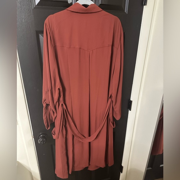 Torrid Georgette Drape Trench Jacket - Picture 8 of 9